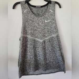 Nike Women's Gray Marled Running Tank Top